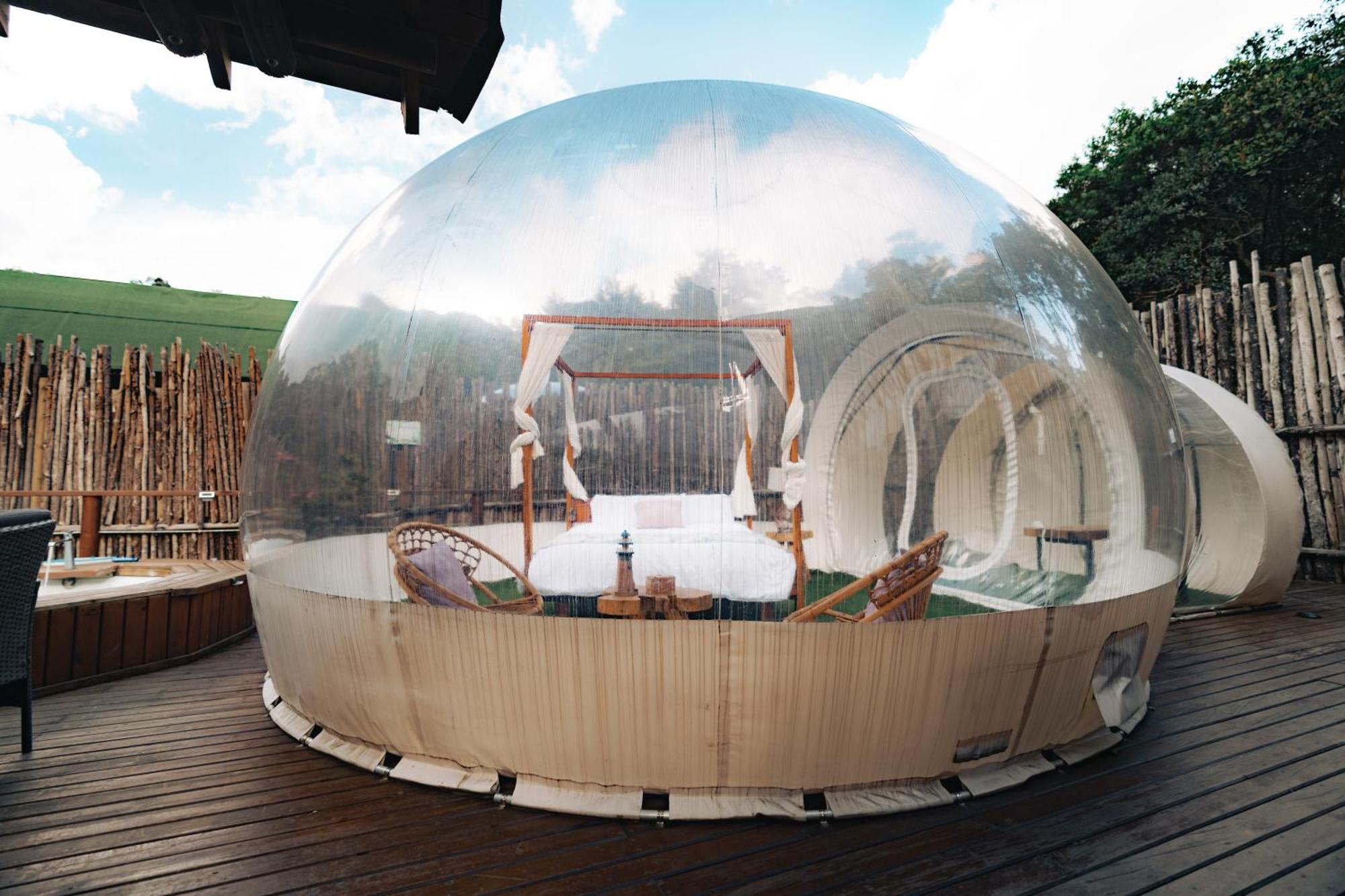 BubbleSky Glamping 15 min from Medellin Hotell Rionegro Eksteriør bilde