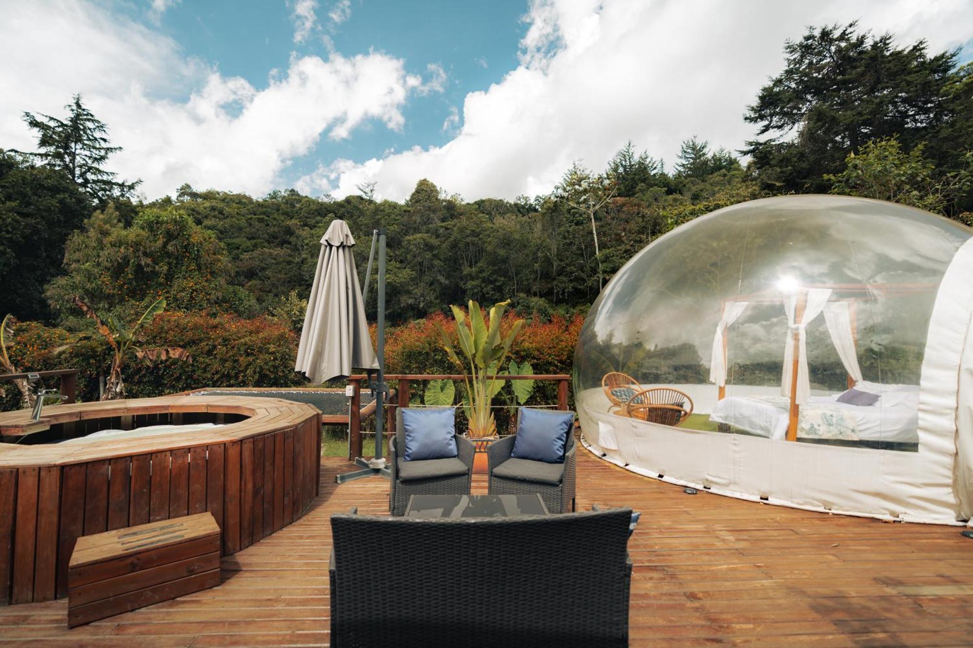 BubbleSky Glamping 15 min from Medellin Hotell Rionegro Eksteriør bilde