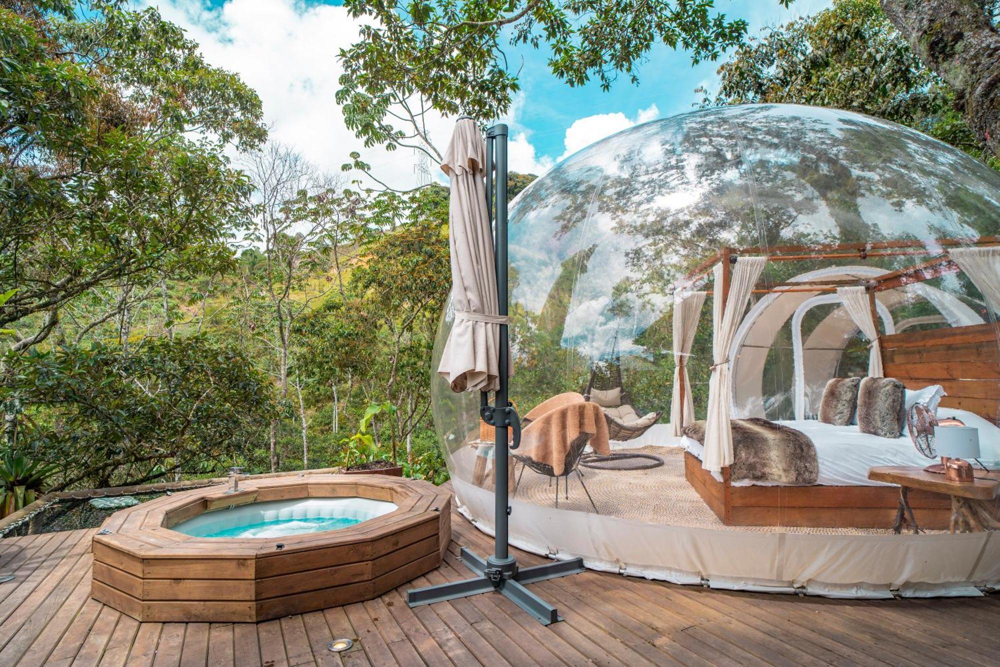 BubbleSky Glamping 15 min from Medellin Hotell Rionegro Eksteriør bilde
